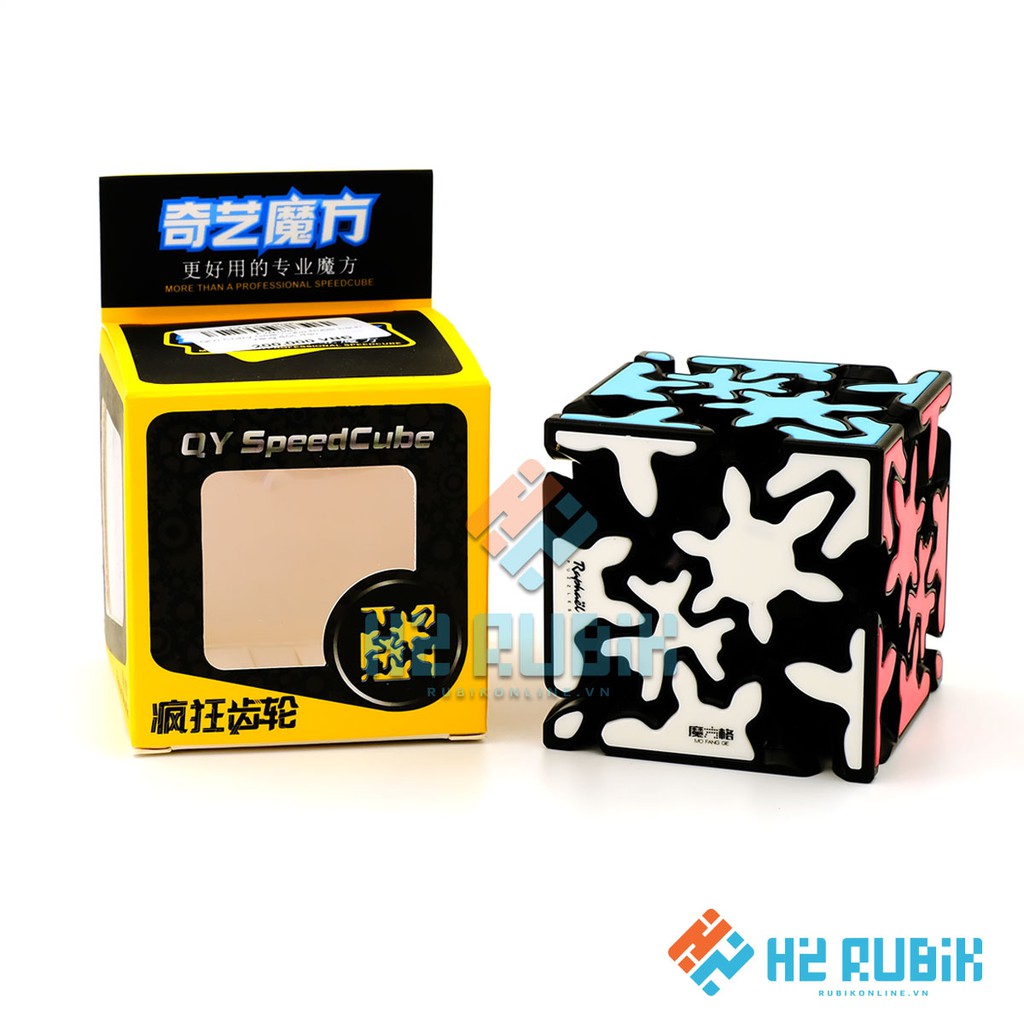 QiYi Crazy Gear Cube Rubik bánh răng độc đáo xoay khó