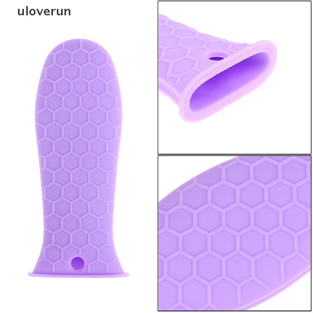 Uloverun 1 Tay Cầm Nồi Chảo Bằng Silicon Sắt Chất Lượng Cao