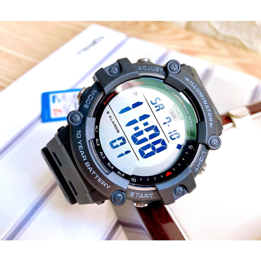 Đồng Hồ Nam Dây Nhựa Casio Standard AE-1500WH-1AVDF Chính Hãng AE-1500WH-1A