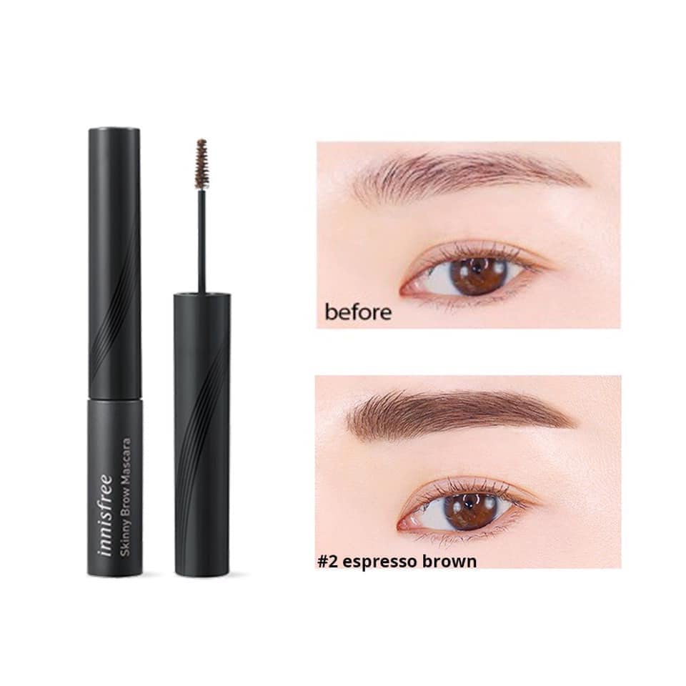 Mascar/ Chuốt, chải Chân Mày Innisfree Skinny Brow Mascara