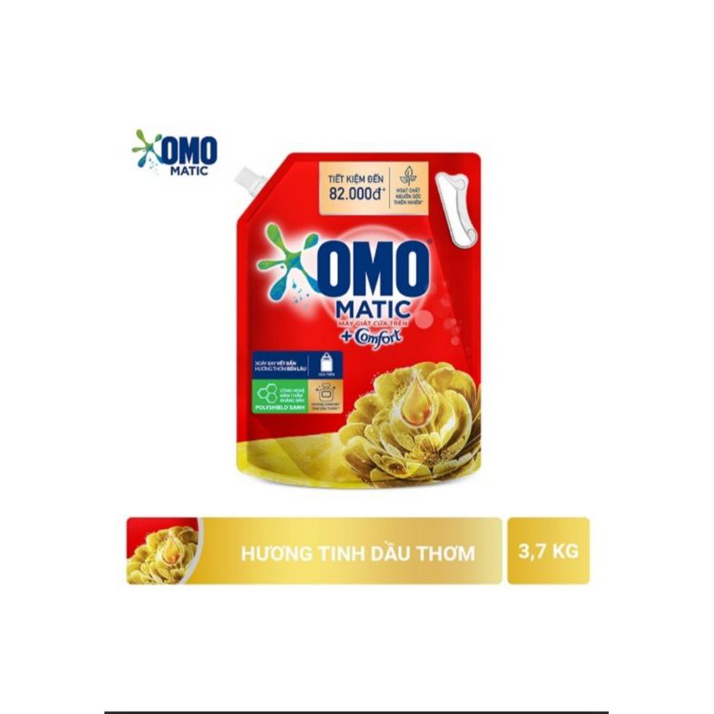 Nước giặt Omo Matic Comfort cửa trên 3,7kg