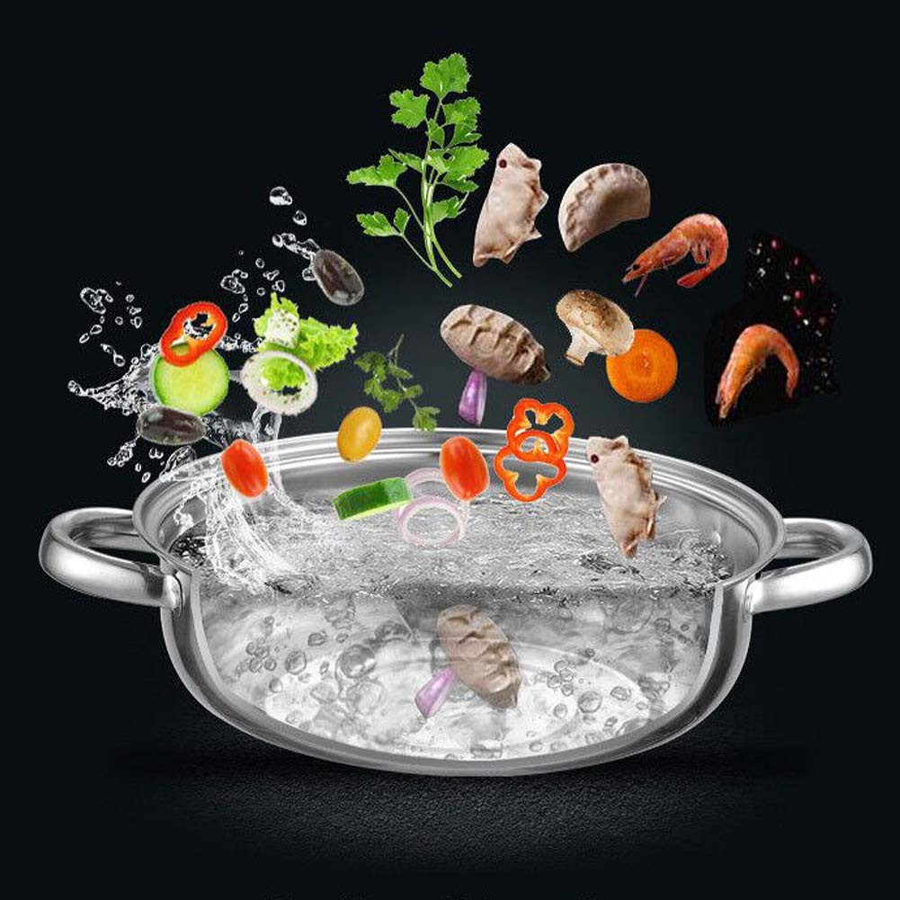 Nồi Hấp Inox 2 Tầng Kiêm Nồi Lẩu Hotpot Cao Cấp 28CM DÙNG CẢ CHO BẾP TỪ