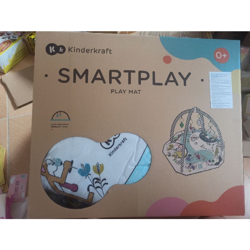 Thảm chơi thông minh Smart Play Kinderkraft kích thích giác quan, vận động phát triển cho bé