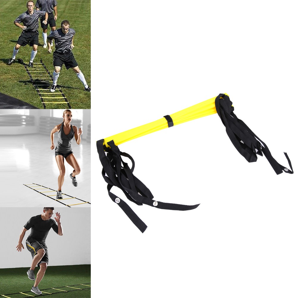 Thang dây 5 bậc dài 2.7m dùng tập luyện tốc độ cho môn đá banh