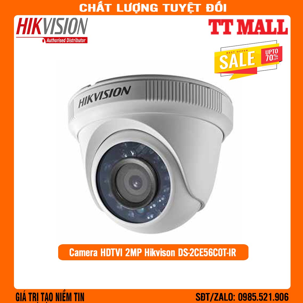 Camera 1Mp HIKVISION DS-2CE56C0T-IR - Hàng Chính Hãng .