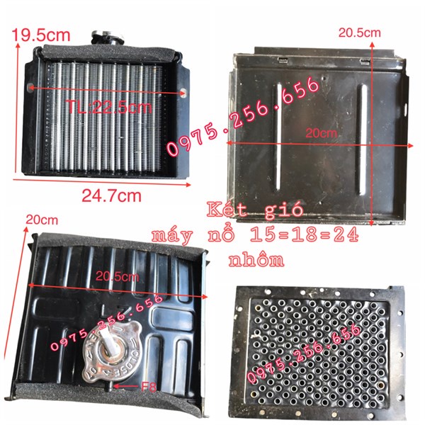 Két Gió máy nổ 15=18=24 nhôm