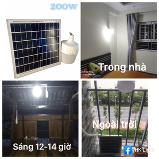 Đèn Búp năng lượng mặt trời 200w