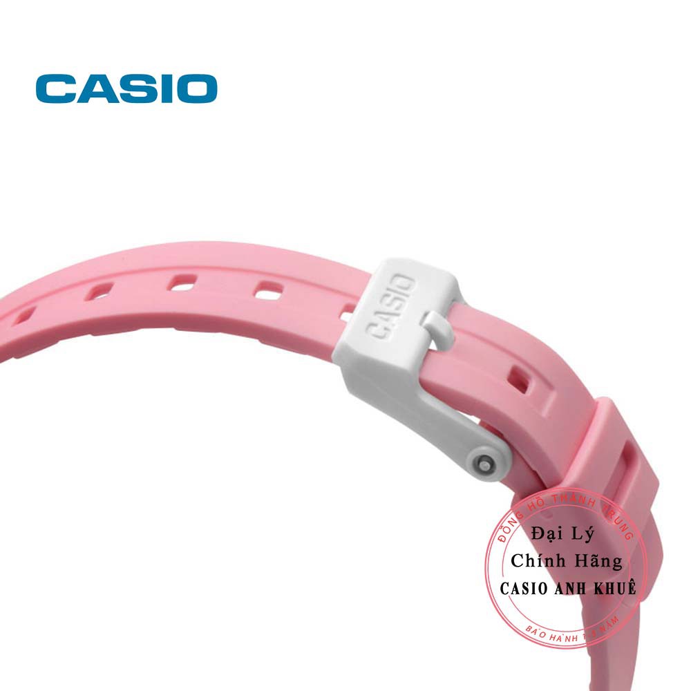 [Mã FARSBR243 giảm 15% đơn 249K] Đồng hồ điện tử nữ Casio LA-20WH-4A1DF dây nhựa