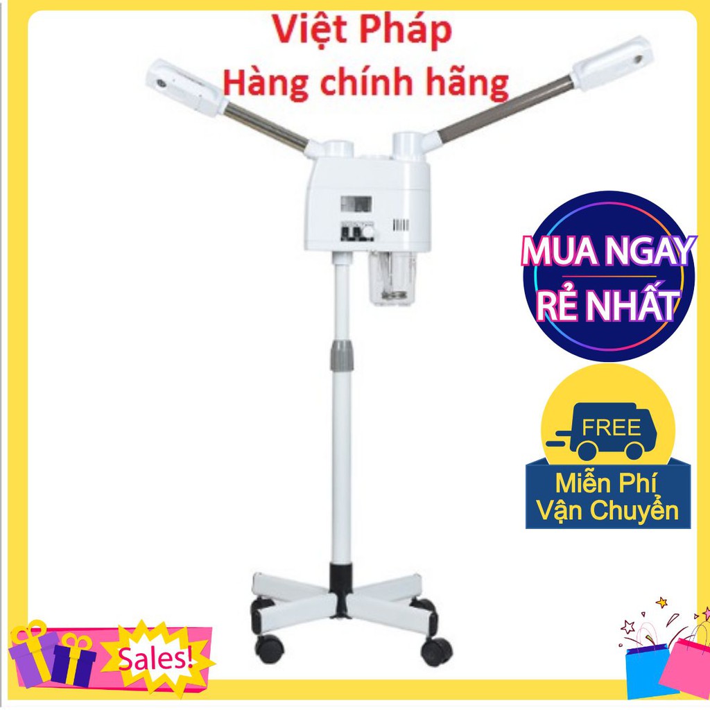 Máy xông mặt 2 cần - 2 chức năng nóng và lạnh BH 12 tháng