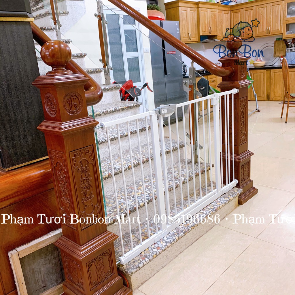 Thanh chặn cửa, cầu thang cho bé thương hiệu honper phân phối chính hãng Bonbon Mart