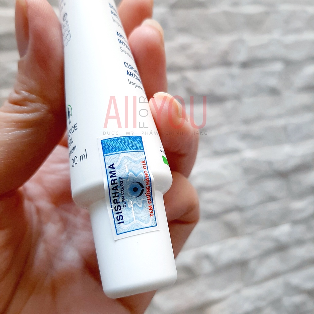 ISIS Pharma Teen Derm Alpha Pure 30 ml - Kem Giảm Mụn Trứng Cá.