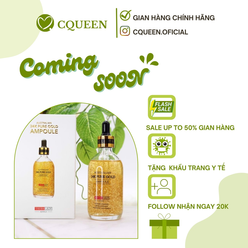 Serum vàng Australian 24k Pure Gold Ampoule 100ml của Úc