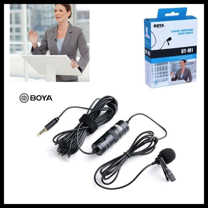 Micro Boya By-M1 Lavalier cho điện thoại Camera giám sát | BigBuy360 - bigbuy360.vn