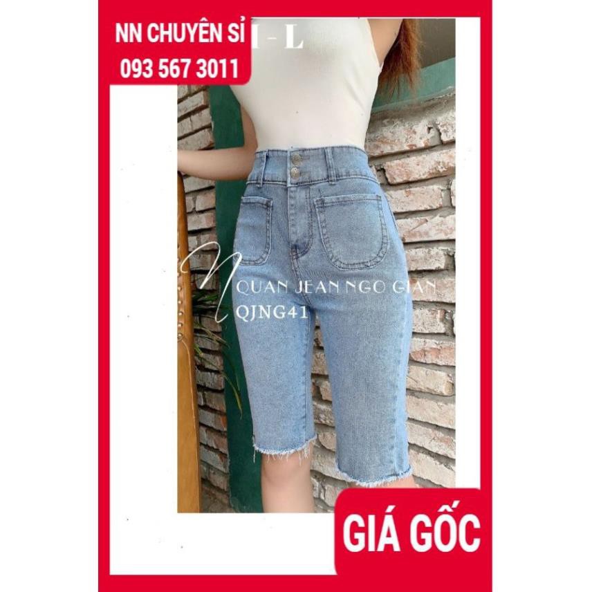 HÀNG ĐẸP - QUẦN JEAN NGỐ GIÃN ÔM BODY ⚡ẢNH THẬT CHỤP SHOP⚡ QUẦN LỬNG ÔM BODY QJNG41  ཾ