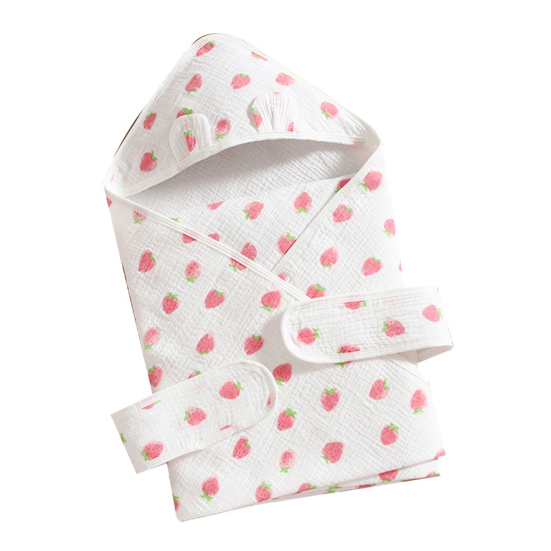 Chăn Quấn Em Bé Chất Liệu Cotton Mềm Mại Tiện Dụng