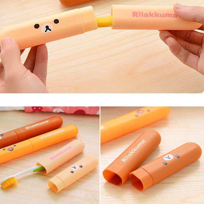 Hộp đựng bàn chải du lịch Rilakkuma