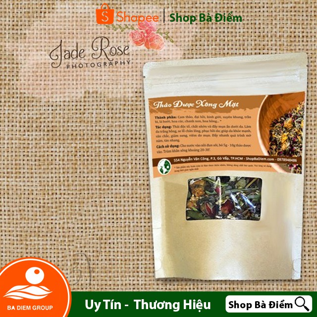 Xông Mặt Thảo Dược Hoa Khô 24 Vị | Da Sáng, Khỏe, Hồng Hào, Loại Thải Độc Tố | Dùng Được Với Máy Xông Mặt - Shop Bà Điểm