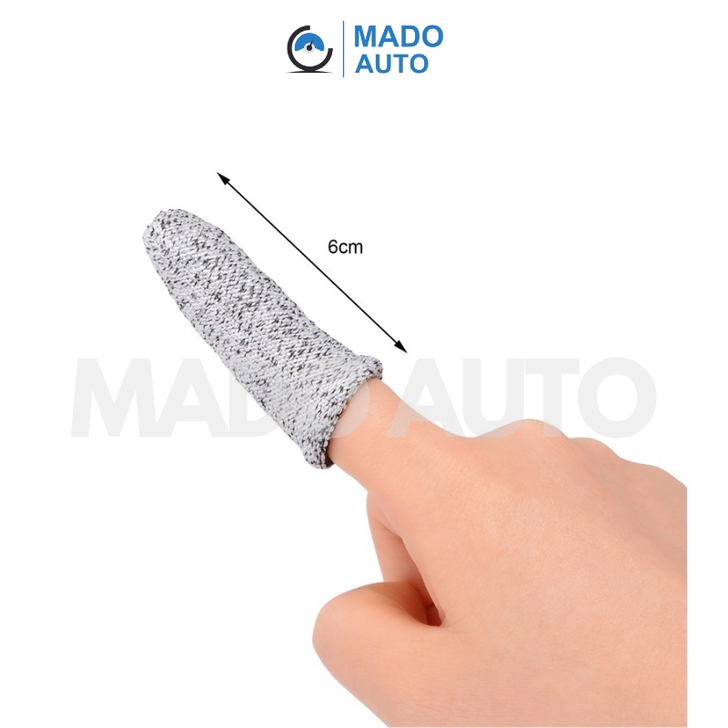 Bao ngón tay bằng len dán Decal chống cắt MADO AUTO FN76