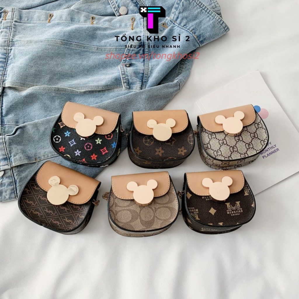 Túi đeo chéo mini hình chuột mickey Cao Cấp