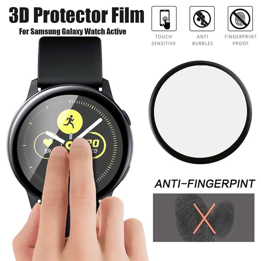 BTLIMER Kính Cường Lực 3D Chống Dấu Vân Tay HD Cho Đồng Hồ Samsung Galaxy Watch Active