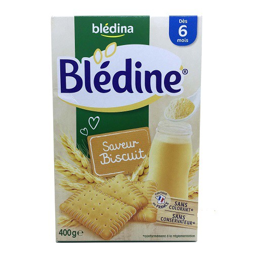 Bột pha sữa Bledine 6M vị biscuit - bột lắc sữa Bledina (mẫu mới, date mới)