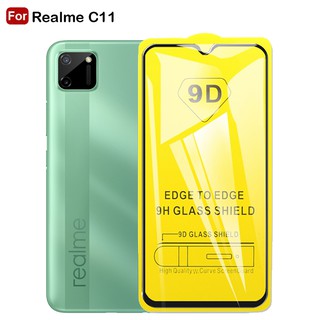 Kính cường lực Realme C11 C12 C15 C17 - Kính cường lực màn hình - full keo - độ cứng 9H