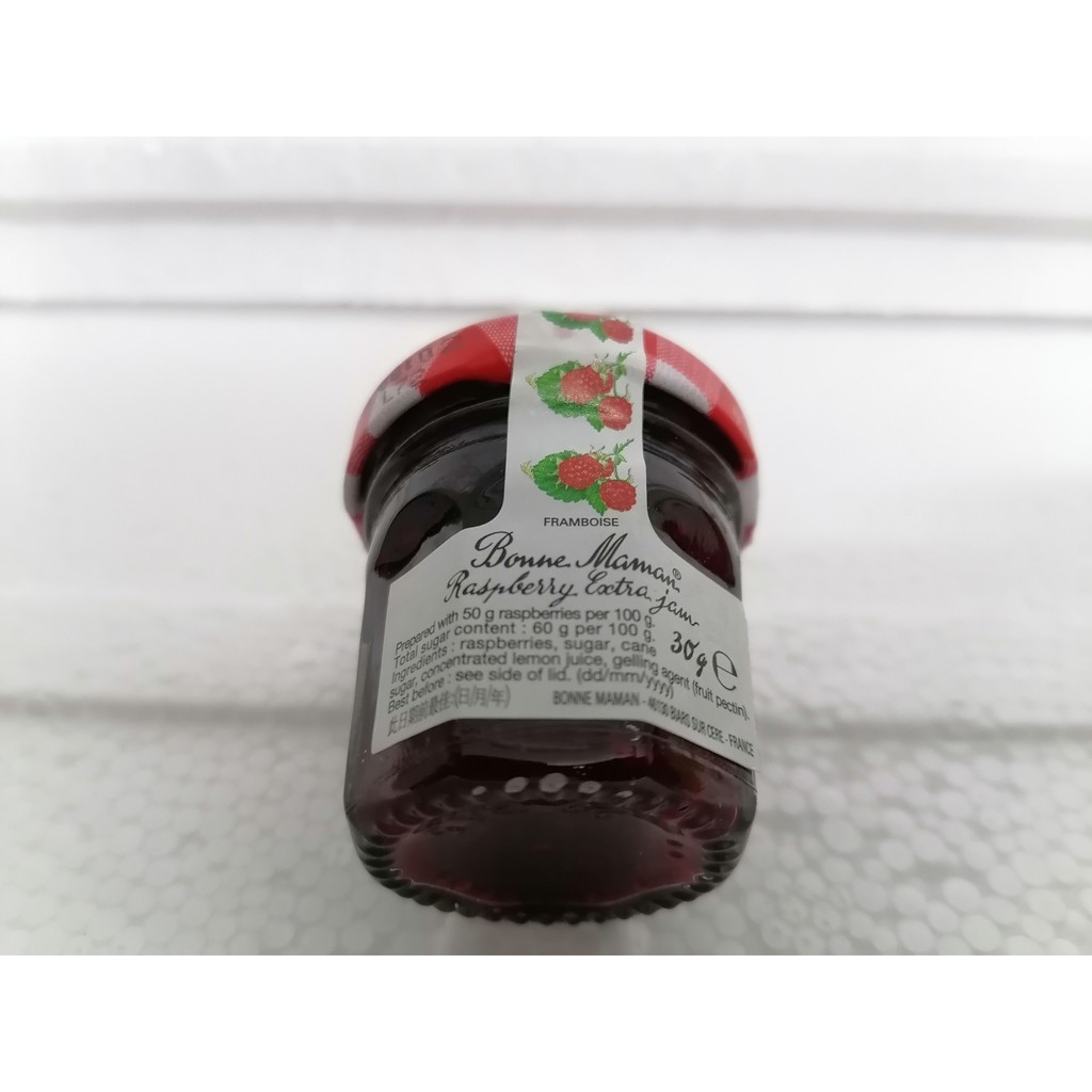 [30g] Mứt quả phúc bồn tử [France] BONNE MAMAN Jam Raspberry (anm-hk)