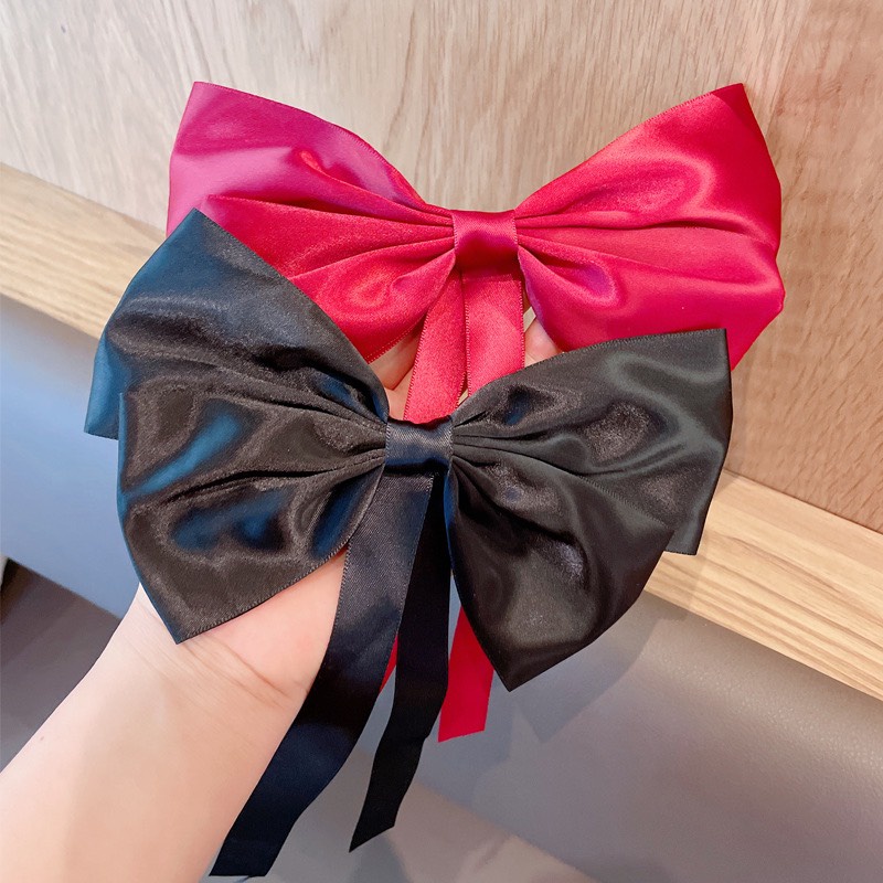 Kẹp bấm tóc hình nơ ruy băng dài lolita xinh xắn dễ thương