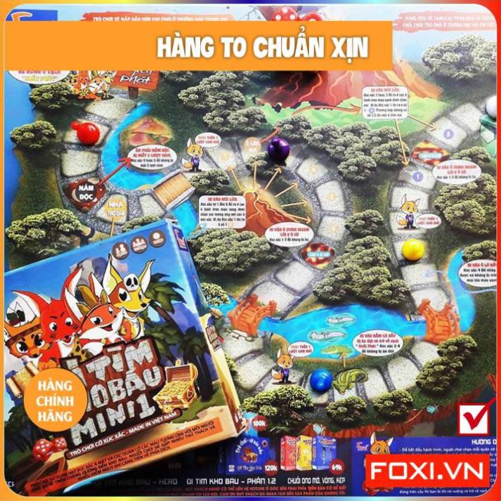 Board game-Đi tìm kho báu mini 1 Foxi-đồ chơi phát triển tư duy-dễ chơi-vui nhộn-giá siêu rẻ