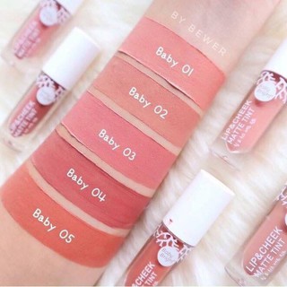 Son Kem Lì & Má Hồng Baby Bright LIP & CHEEK MATTE TINT 2,4g - Thái Lan
