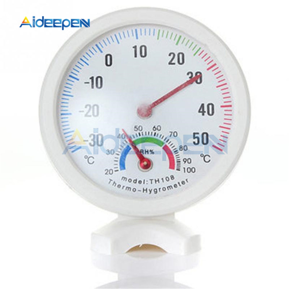 Đồng Hồ Đo Nhiệt Độ Độ Ẩm Treo Tường Th108