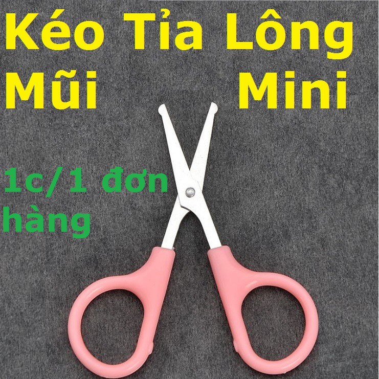 Kéo cắt tỉa lông mũi mini (Hàng tặng khi khách mua hàng tại shop)