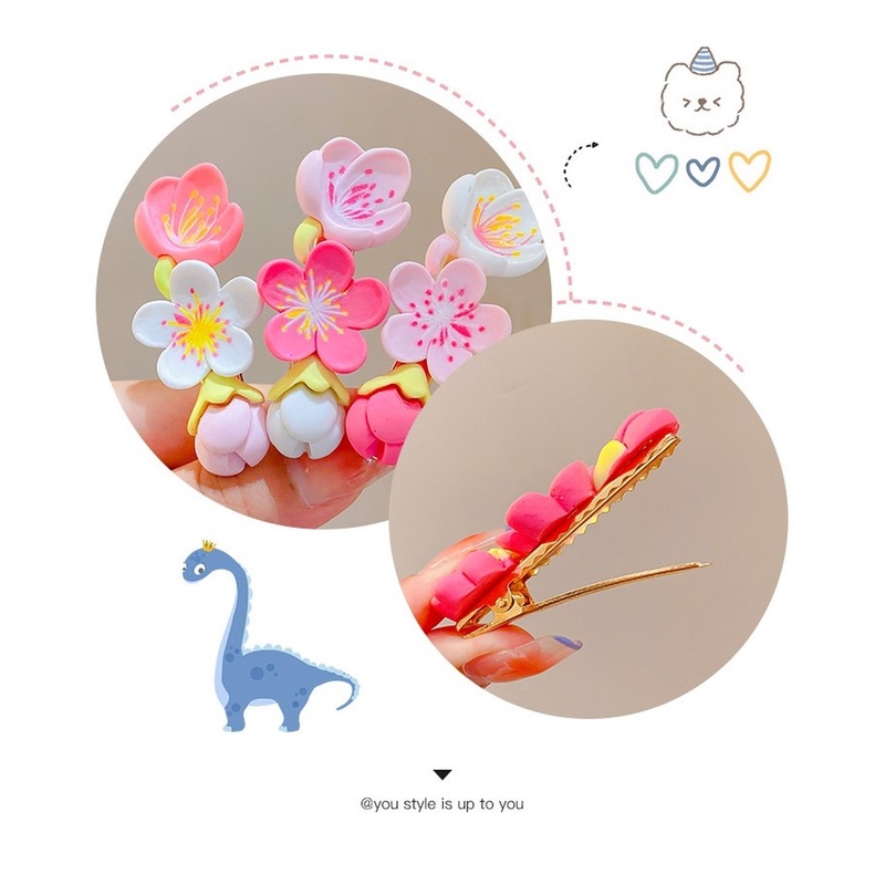 Kẹp TóC HìNh Hoa Anh ĐàO Dễ Thương Cho Bé GáI