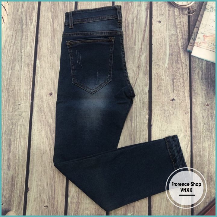 Quần jean bé trai từ 5-14 tuổi,quần jean dài trẻ em dây kéo ,chất thun co giãn thoải mái size 24- 40 kg