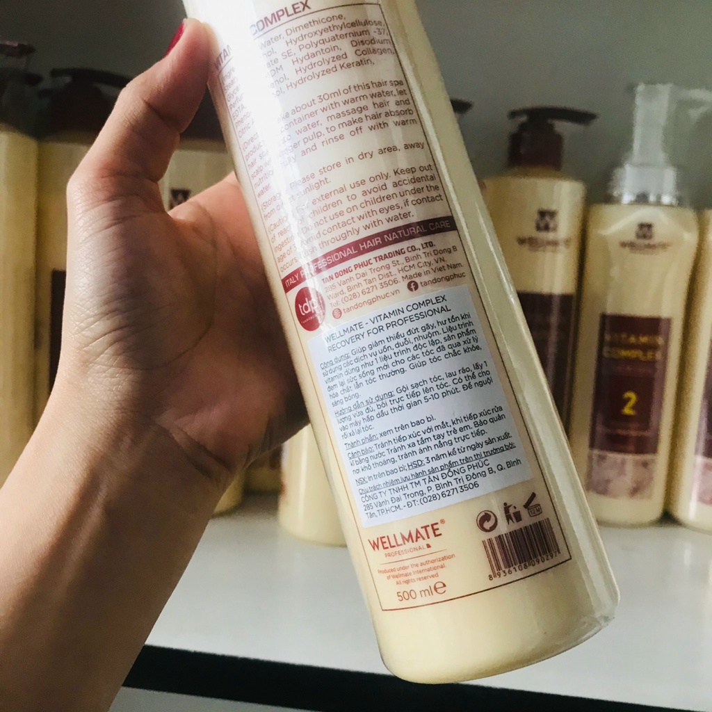 Phục hồi vitamin Wellmate Chai số 1 500ML