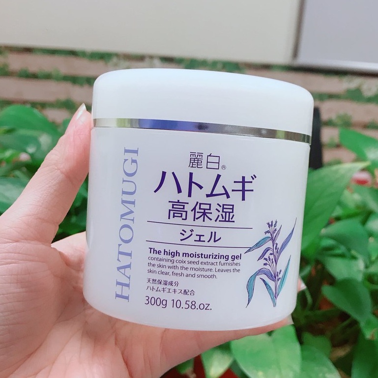 Kem Dưỡng Ẩm Trắng Da Ý Dĩ Hatomugi The Milky Cream Nhật Bản 300g