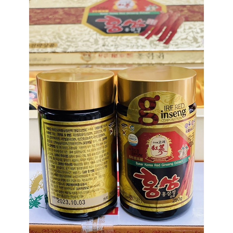 [SALE TẾT] Cao Hồng Sâm Kanghwa Hàn Quốc, Hộp 4 Lọ x 250gr