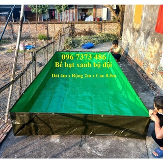 Bạt bộ đội mini -bể bạt mini - bể bạc, bể bạt nuôi ốc, ếch, lươn, cá