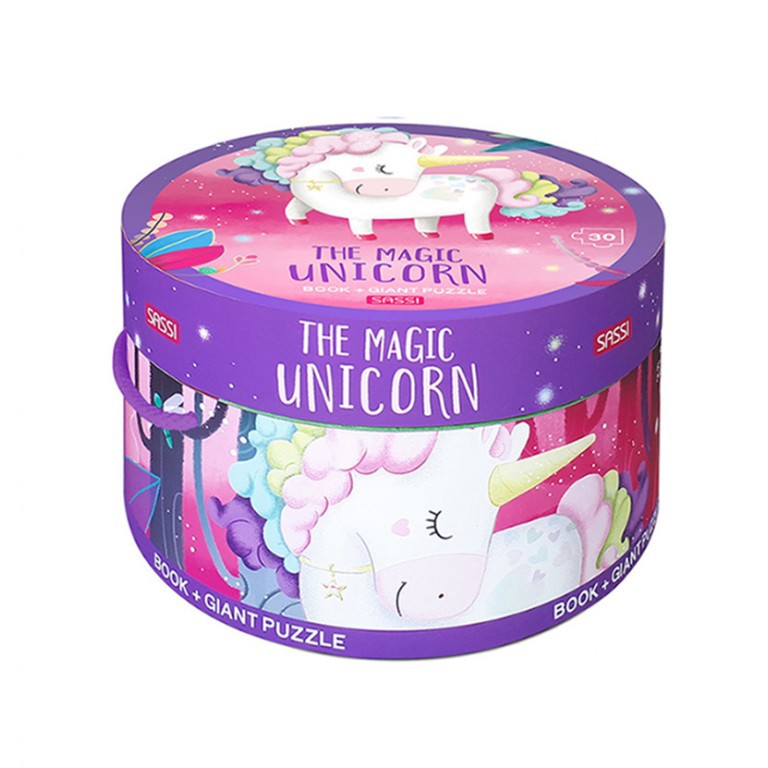 Sassi Puzzle THE MAGIC UNICORN - Bộ xếp hình 30 mảnh Kỳ Lân 1 sừng