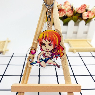 Móc khoá Mica anime One Piece - Đảo hải tặc (Loại 2 - Băng mũ rơm) - Nhựa Cứng Acrylic In 2 mặt sắc nét ( ảnh thật )