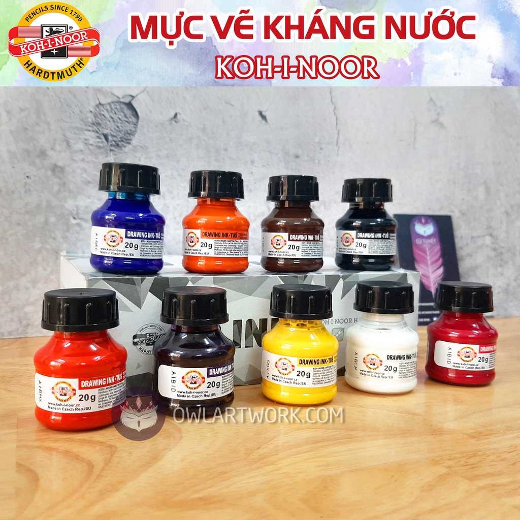 Mực Vẽ Kháng Nước KOH I NOOR