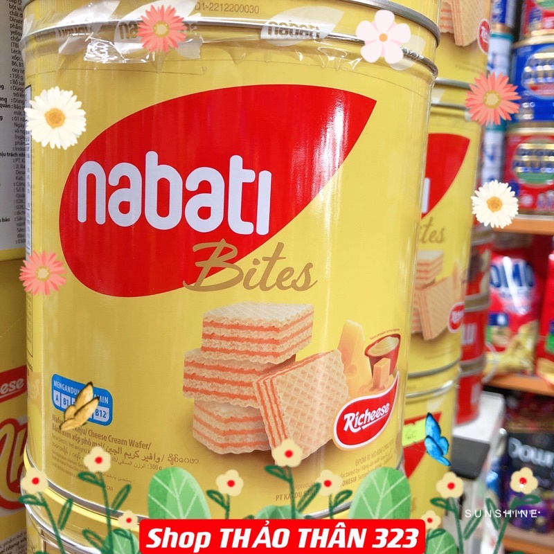 ❤Bánh Xốp Kem Nabati 320gram (20cái x 16g) | BigBuy360 - bigbuy360.vn