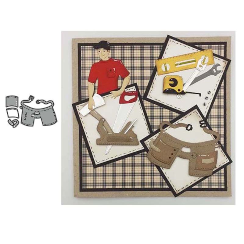 Khuôn Cắt Giấy Kim Loại Hình Túi Thắt Lưng