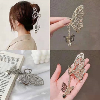 Kẹp Tóc Kim Loại Hình Bướm Xinh Xắn Cho Nữ