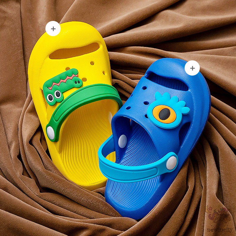 Dép đế mềm họa tiết hoạt hình phong cách Hàn Quốc thời trang dành cho trẻ em