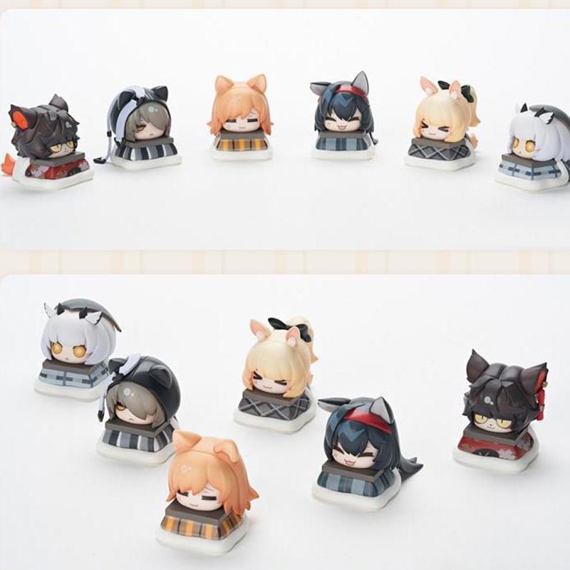 1 Bộ / 6 Mô Hình Nhân Vật Arknights Bằng pvc