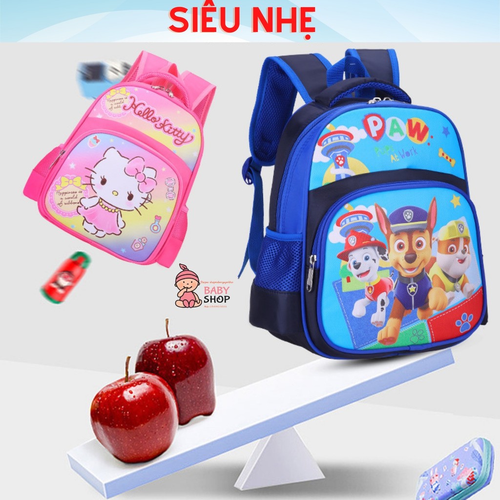 Balo mẫu giáo, nhà trẻ cho BÉ TRAI và BÉ GÁI từ 2 đến 5 tuổi loại cao cấp 2023