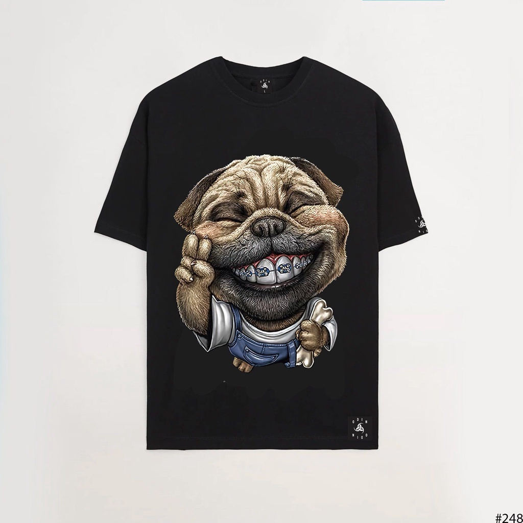 Áo thun Oversize Always Smile, áo phông T shirt nam nữ unisex, Odin Clothing