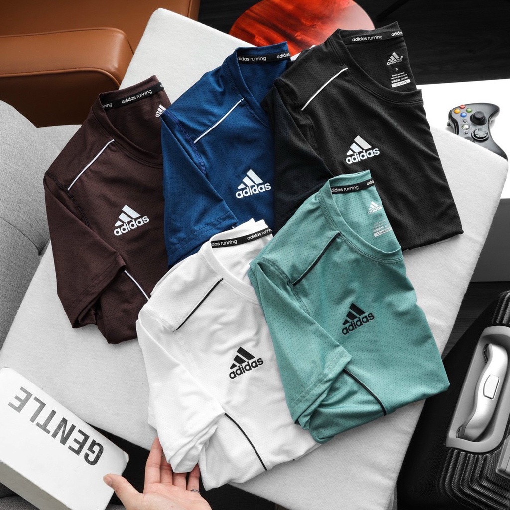 Áo Thể Thao Nam Das Lỗ Kim Viền Hông Năng Động