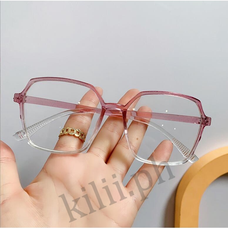 Kính Chống Ánh Sáng Xanh Gọng Lớn Thời Trang
